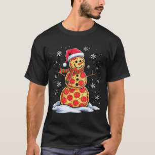 Zza Snowman - Santa Hat - Christmas Zza Party - Fu T-Shirt