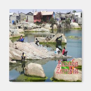 zZM005 LUSAKA, Zambia, Africa, Fridge Magnet