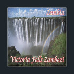 zZM007 ZAMBIA, Victoria Falls Zambezi, Fridge Magnet<br><div class="desc">Here you will find the souvenir of your vacation. (zZM007 ZAMBIA, Victoria Falls Zambezi Fridge magnet). Amaze friends and relatives with the unique souvenirs from your great trip. Try us. #LeoPepeDesign - southern africa, victoria falls zambesi river, zambesi, mosi oa tunya, africa zambia, leopepedesign, travel trip photo tourism, gift souvenir...</div>