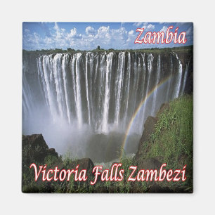zZM007 ZAMBIA, Victoria Falls Zambezi, Fridge Magnet