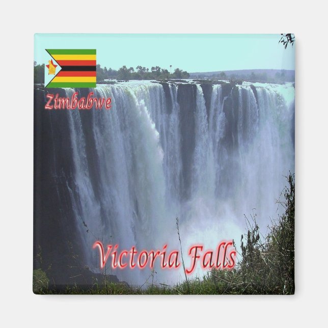 zZW003 VICTORIA FALLS, Zimbabwe, Africa, Fridge Magnet (Front)