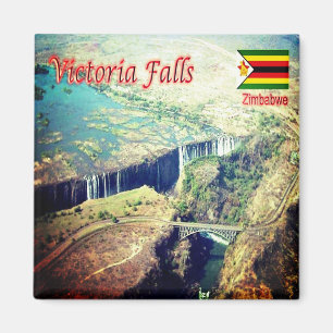 zZW004 VICTORIA FALLS, Zimbabwe, Africa, Fridge Magnet