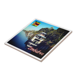 zZW012 VICTORIA FALLS, Zimbabwe, Africa, Tile