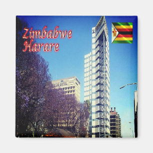zZW013 HARARE, Zimbabwe, Africa, Fridge Magnet