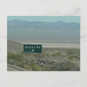 Zzyzx Rd. ~ Postcard