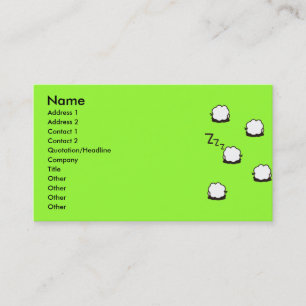 ZZZ BUSINESS CARD