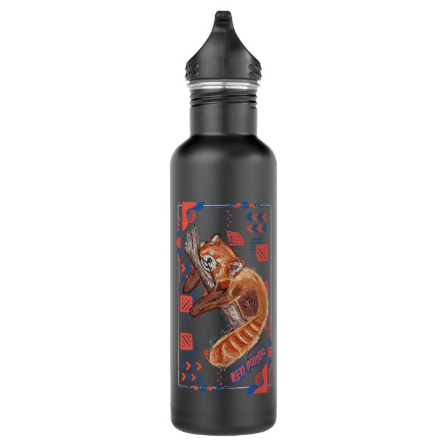 "Zzz" RED PANDA 710 Ml Water Bottle (Right)
