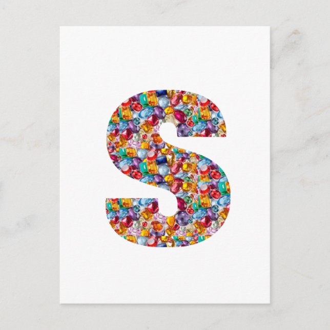 ZZZ YYY AAA SSS ZZ YY AA SS Z Y A S Gifts FUN ALPH Postcard (Front)