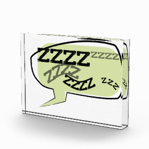 ZZZzzz Nap Time Bedroom Decor Photo Block